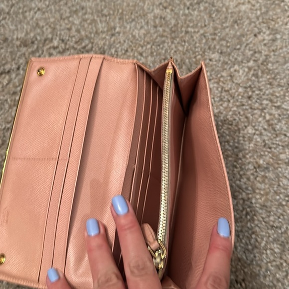 Prada Saffiano Leather Long Wallet on Chain - Picture 8 of 12